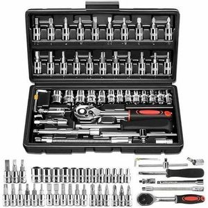 Coffret Clé à Cliquet Mécanique - 46 Pcs