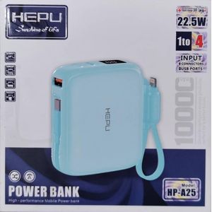Powerbank HEPU 10000mAh slim et puissant