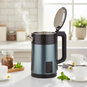 SILVER CREST Bouilloire électrique silver c'est 3L-1500w en inox revêtu
