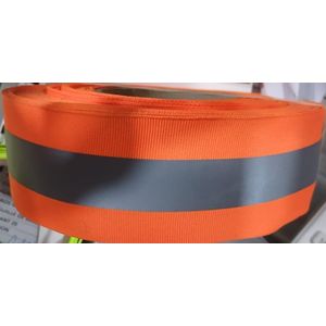 Rouleaux de Bande pour vêtements réfléchissante et fluorescente -100 mètres - Très bonne qualité