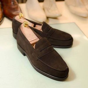 Gn mocassin pour homme en cuir-marron
