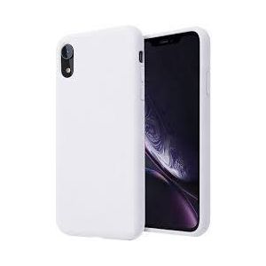 coque sillicone iphone XR - blanc