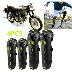 4pcs Genouillères protectrices, Protège-coudes de course automobile, Équipements de sécurité, Protège-coudes et genou pour motards