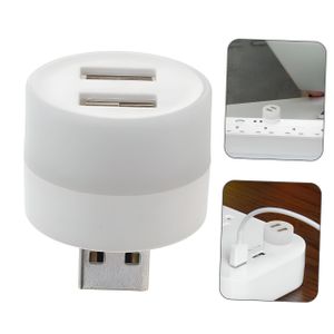 Led Mini adaptateurChargeur Secteur USB Double Port 2A - 2 Ports USB - Blanc Marque
