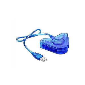 Câble Adaptateur De Convertisseur USB Pour Manette De Jeu PS2, Contrôleur De Jeu Pour Playstation 2, Avec Deux Ports Sur Console PS3