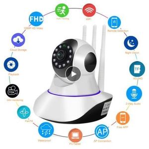 Caméra de Surveillance extérieure PTZ IP WiFi couleur 8MP/4K, dispositif de  sécurité sans fil, avec