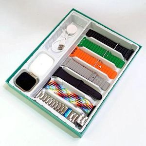 Mode Montre connectée + airpods et 8 bracelets