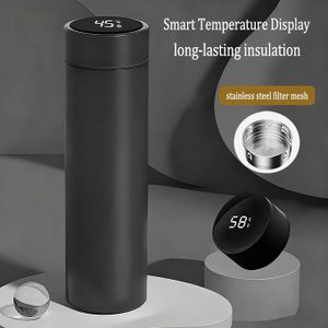 Gobelet intelligent isotherme avec affichage de température tactile LED en acier inoxydable 304