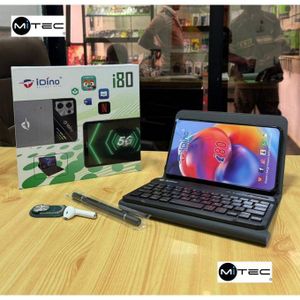 Tablette Professionnelle IDino 5G I80 Un Clavier, Une Souris Et Une Oreillette Bluetooth Gratuits - 256Go - 6Go Ram 7 Pouce Android 14 3000mAh 5G