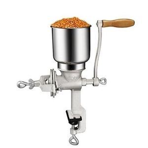 Kit Broyeur - Moulin Manuel À Céréales, Grains, Café, Maïs, Poivre, Fruits À Coque - Argent