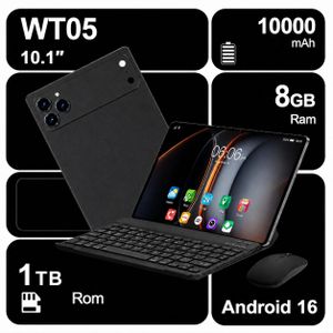Wudytim Tablette Android 10 Pouces 10000mAh Autonomie Longue