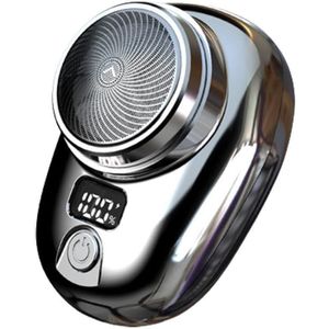 OIPETLUCK Mini Rasoir Électrique – Rasoir Électrique Portable pour Homme, avec Écran Numérique, Mini Rasoir Rechargeable, Rasoir à Feuille pour Homme, Idéal pour la Maison et les Voyages