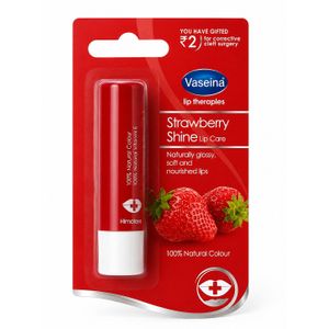Vaseina Baume à Lèvres  Lip Therapy Strawberry Shine – Soin Hydratant & Brillance Naturelle 4,8 g