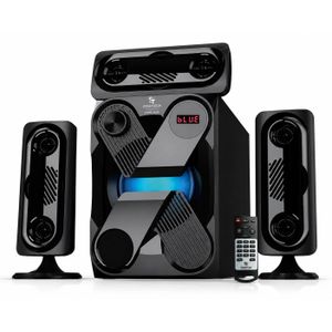 STARTECH Home Cinéma - Haut Parleur  STMS -305 Multimédia Bluetooth Très Puissant Noir  12 Mois De Garantie