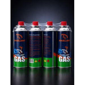 Lot de 4 Cartouches de Gaz Butane pour Réchaud Portable – EXCELLENT GAS