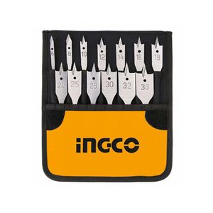 Ingco Jeu De Meches à Bois Tetes Plates 13Pcs 6 à 38Mm