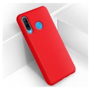 Coque En Silicone Compatible Pour Huawei P30 Lite  - ROUGE