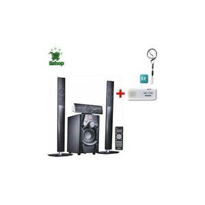 original Jiepak Home Cinéma 3.1 - JP-C1- 3 Baffles - Port Usb / Bluetooth + Clé USB 32 Go Offerte