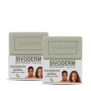 Sivoderm Lot de 2 Savons Gommant  Sivoderm 230 Grs