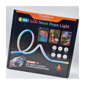 Bande Lumineuse Contrôle Intelligent Flexible - 5 Mètres