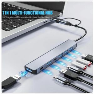 USB-C / USB 3.0 multiport adaptateur 7-en-1