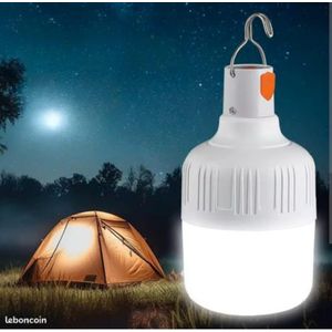 Ampoule LED d’Urgence Rechargeable 30W Hello Today – Lumière Puissante avec Batterie Intégrée pour Coupures de Courant