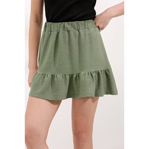Bigdart Jupe Femme Courte En Maille 1884 - Vert Amande