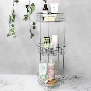 Etape Étagère d'Angle de Douche Premium à 3 Niveaux