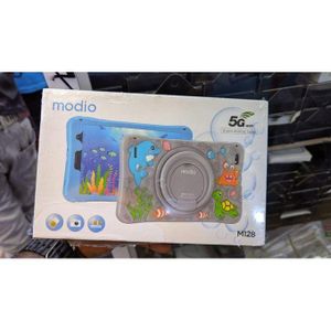 Modio M128 - Tablette éducative Large Ecran (8 pouces) avec 2 puces pour enfants - 6 Go/256 Go - Wi-Fi - Double camera