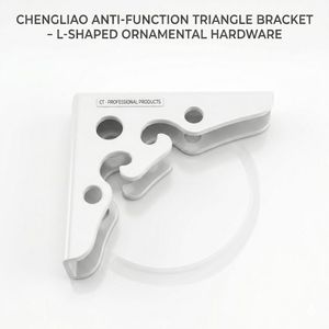Support d'Étagère Mural CHENGLIAO 6 Inches - 2pcs - Équerre Multifonction Design - Acier Renforcé pour Rangement & Décoration - Installation Facile & Haute Résistance