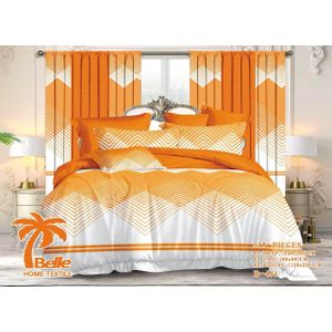 Belle Lot Complet : 2 Draps + 2 Taies + 2 Rideaux – Design Élégant et Confort Assuré