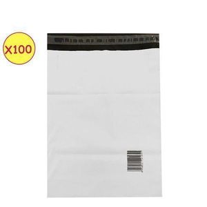 Service Sac Lot de 100 inviolable plastique. 35 x 25