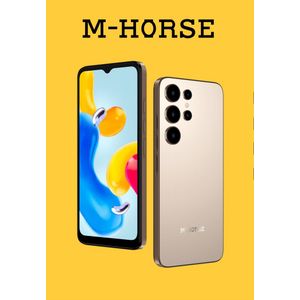 M-HORSE S25，Écran 6.6HD + incell, batterie 5000mAh, caméra AI 8MP + 5MP, interface Type-C, 32 Go + 4 Go de mémoire
