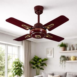 Metro Brasseur d'air de plafond - ventilateur de plafond - Marron 