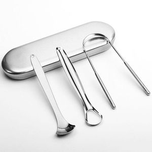 Grattoir à langue en forme de U, nettoyeur de fil dentaire, outil de nettoyage buccal pour mauvaise haleine