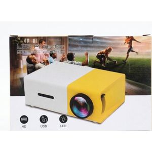 Mini-projecteur Lcd portable Yg300 , Projecteur laser 480P, lampe à LED.