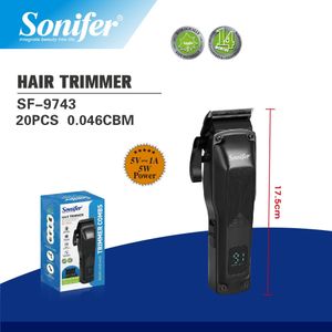 Sonifer Tondeuse de Précision Homme SF-9743 - Lames Acier Inox - Autonomie Pro