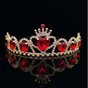 Courronne De Princesse Strass Rouge