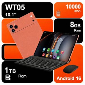 Wudytim Tablette Android 10 pouces 10000mAh avec longue autonomie