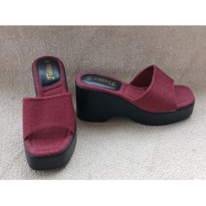 Mode Chaussure compensée rouge