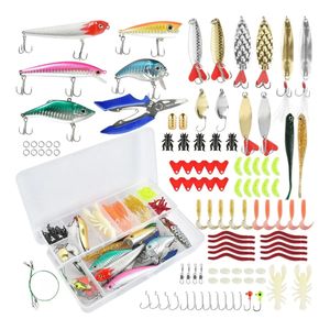 Kit d'accessoires de pêche, Kit de matériel de pêche de 264 pièces avec  boîte de