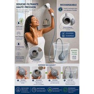 Pompe De Douche électrique USB Portable, Camping, Extérieur, Lavage De Voiture, Jardinage Et Animaux De Compagnie
