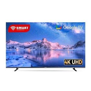 SMART TECHNOLOGY TV 85’’ Mini LED/QLED HD - Google TV, Android 14 + Support Mural Offert (STT-8580K)-4K UHD- Wifi, Bluetooth - Apps (Netfl, YouTube, Prime Vidéo) - 2 télécommandes slim avec option vocale - 3x HDMI, 2x USB – Noir- Garantie 12 Mois.