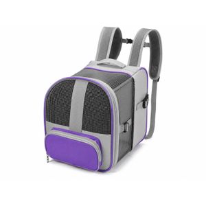 Sac de Transport Premium pour Chat et Petit Chien – Pliable, Respirant, Léger avec Bandoulière Réglable et Fermeture Sécurisée – Idéal pour Voyage, Vétérinaire et Déplacements