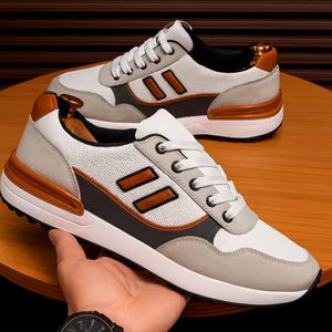 Basket homme en gomme - chaussure de sport - marron