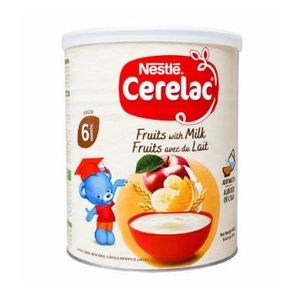 Nestle Cerelac Blé & Fruits - Céréales Bébé Dès 6 Mois - 400G