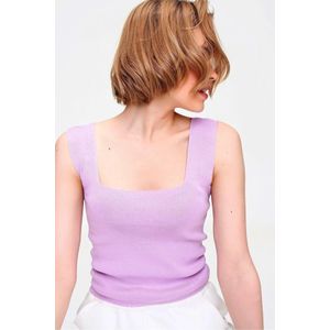 ISILDA Chemisier Femme Crop top - Rose