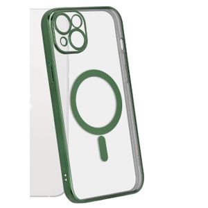 Coque Transparent Magsafe Compatible Pour Iphone 14 - VERT