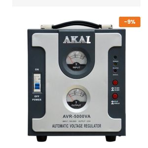 AKAI Stabilisateur Régulateur De Tension Numérique 5000VA   (VR-S5000)