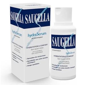Soin lavant intime SAUGELLA hydraSerum 200ml hydratation & confort 